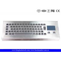 China 64 Keys Industrial Desktop Keyboard , Metal Keyboard With Touchpad on sale