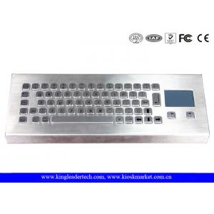 China 64 Keys Industrial Desktop Keyboard , Metal Keyboard With Touchpad supplier