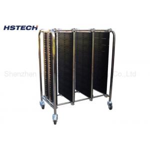 China CE PCB Handling Equipment 3 Layers Anti Static 4 Wheels Moving SMT Turnover Cart supplier