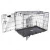 China Solid Construction 15kgs 123cm Foldable Metal Dog Crate wholesale