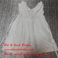 China Used Kids Clothes Used Ladies Dresses Old Fashioned Dresses White Color on sale