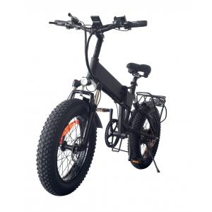Full Suspension 20 Inch Wheel Electric Bike Brushless 750w Motor Ebike