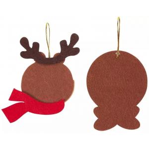 Party Decoration 2mm Thickness Felt Christmas Tree Ornaments