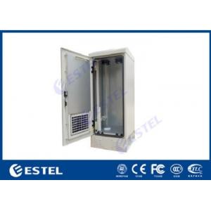 IP55 Fan Cooling Outdoor Equipment Cabinets With Standard 19 Racking Rail