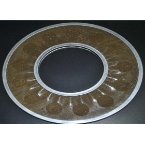 Brass Wire Mesh Filter Disc Supporting For Filtering , 20-200 Micron