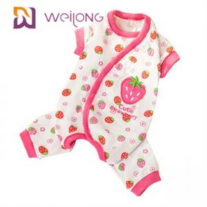 Digital Print Customization Summer Xl Dog Pajamas Onesie BSCI / WMT / ISO9001