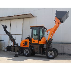 China Mini Tractor Front End Euro 5 Compact Backhoe Loader With Different Attachments on sale