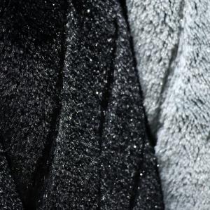 100% Polyester Coral Fleece Faux Fur Heated Blanket Minky Black Faux Fur Throw Blanket