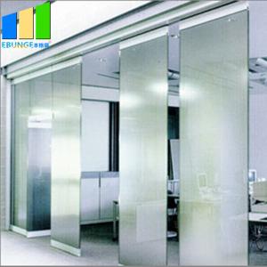 China 1200 mm Width Sliding Partition Walls Frameless Folding Exterior Sliding Glass Doors supplier