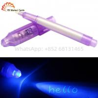 China Magic Laser UV Light Invisible Ink Pen 10ml UV Marker Pen White on sale