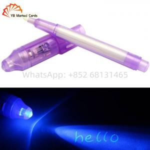 China Magic Laser UV Light Invisible Ink Pen 10ml UV Marker Pen White supplier