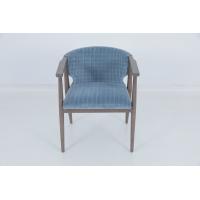 China Vintage Hospitality Dining Chairs Oak Blue Arm Chair on sale