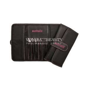 China Popular Leather Makeup Brush Roll Bag Pencil Holder Case Cosmetic Pouch Bag supplier