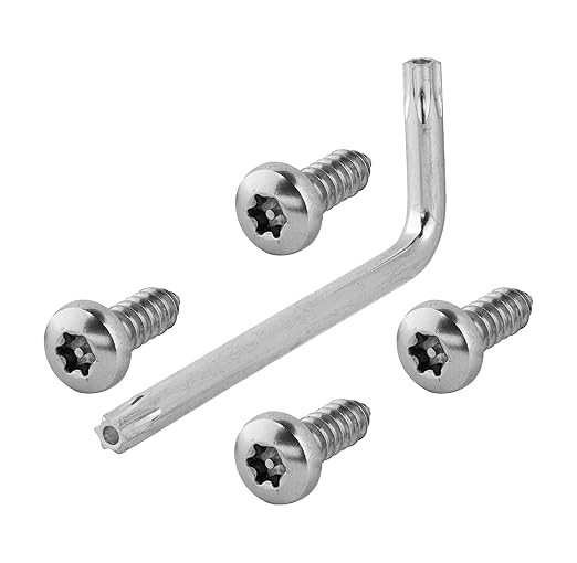 M5*20 Stainless Steel Security Screws With Groove PIN Torx Drive Designs Spanner To Prevent Standard Tools From Gripping