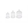 Transparent Candle Making 8cm 10.5cm Empty Glass Jars