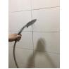 China Hand Shower Set with hose and bracket 3 function ABS hand shower grey colour wholesale