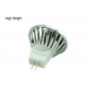 High Power 1W 5000 - 10000K AC / DC 12V SMD MR16 LED SpotLight Bulb For