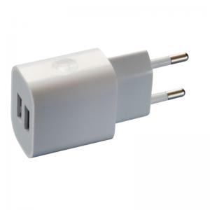 China Dual USB 10W Fast Charger Iphone 5V 2.1A Macbook Travel Adapter supplier