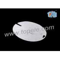 China Round Gang Box Cover / Outlet Box Covers Weatherproof Flat Used To Attach Switches on sale
