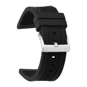 Antislip Surface Silicone Rubber Watch Strap 24mm Width For Adults With Multi Color