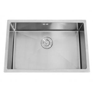 China 10mm Rounded Corner Deep Single Bowl Kitchen Sink With Right Angle supplier