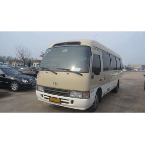 China 20 Passengers Toyota Coaster Second Hand 2013 Year With Strong Engine supplier
