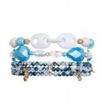 Crystal Glass Masterfully Crafted Beads Bracelet For Girls Friendship Lucky Jewelry