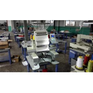 China 110V - 220V 1 Head Commercial Embroidery Machine , 12 Needle Embroidery Machine 540 x 375mm supplier