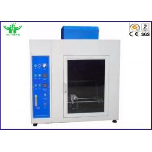 China Material Burning Horizontal Flammability Tester , 220v Needle Flame Test Apparatus supplier