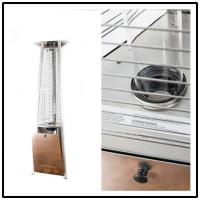 China 12KW Output Large Triangle Patio Heater With Wheels High Efficient UV Protection on sale