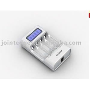 China AC 100 - 240V Low voltage restore feature 5 level charge protection Aa Battery Chargers supplier