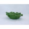 Cabbage Leaf Bowl Ceramic Houseware FN10115 With Green Dolomite Material