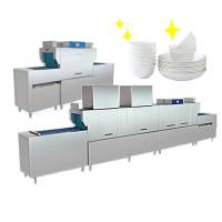China Industrial Flight Type Dishwasher Electronic Kitchen Dish Washer ISO9001 on sale