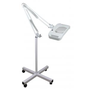 China 3 Diopter / 5 Diopter Magnifying Lamp Floor Standing Magnifying Glass With Light supplier