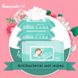 Alcohol Free soft anti-bacterial Wet Wipe Tissue disposable wet wipes For  Personal Care