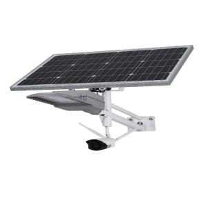 China Luz de rua solar posta solar da lâmpada de rua do controle 4500lm de Wifi com câmera supplier
