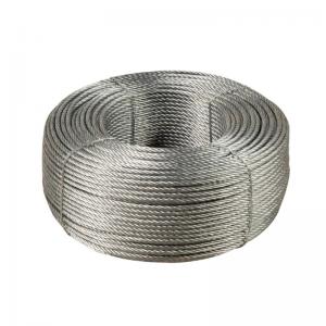 China Steel Grade Galvanized 1/4 7x19 Aircraft Cable Steel Wire Rope Steel Cable supplier