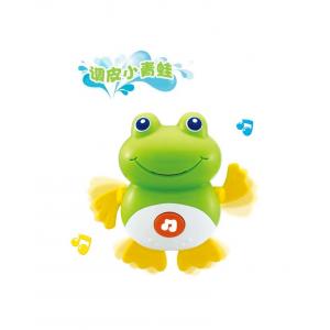 British Fun 0-3 years baby infant swimming bath dabble naughty little frog bath toy