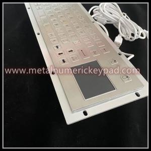 China 304 Stainless Steel Industrial Metal Keyboard CE FCC RoHS Certification supplier