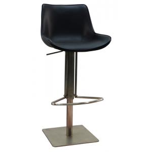 Recyclable Leather 78cm Stainless Steel Swivel Counter Stools