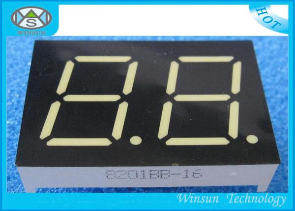 0.80 Inch Height Two Digit 7 Segment Display , LED Numeric Display for Audio