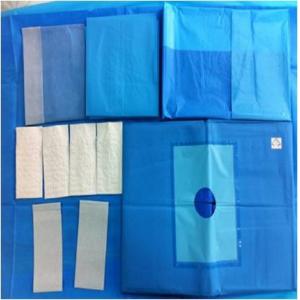 Operation Room Sterile Surgical Packs Wrapper 100x100cm High Tearing Strength