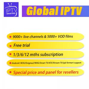 China IPTV Subscription global iptv code M3U mag free test IPTV Abonnement supplier