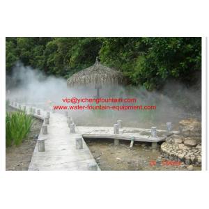 Outdoor Fogging System Water Fountain Project For Hot Spring Project