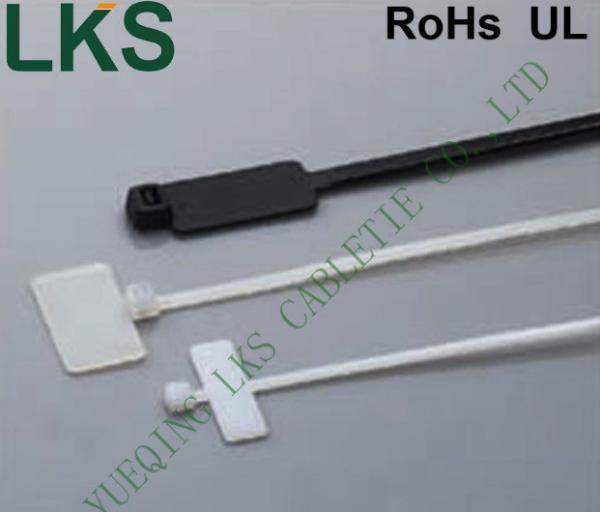 Customized Length Clear Cable Ties Fire Resistant UL Certificated With Blank Tag