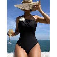 China Full Length Swimsuit Perfectly Suited For Swimming Pool Black Sexy Bikini Swim Wear One Piece on sale