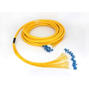 China 8コア光ファイバーケーブル デュプレックスまたはシンプレックス 1m から 10m 長さ 0.3dB 挿入損失 UPC/APC 磨き wholesale