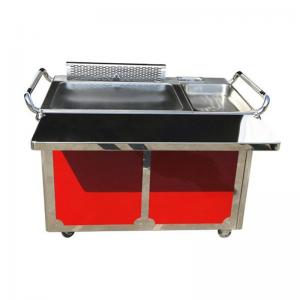 Stainless Steel 304 Commercial Electric Countertop Rectangle Teppanyaki Grill Table