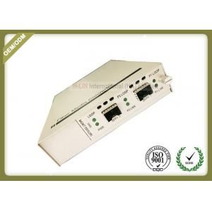 Two SFP + Ports Optical Media Converter Support In - Band Management