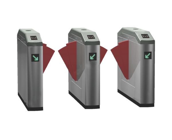 Bidirectional Vertical Tripod Turnstile , Office Automated Gate Systems